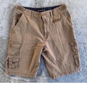 Airwalk Cargo Shorts Mens 32 Khaki Skate Utility Y2K Streetwear Casual Style